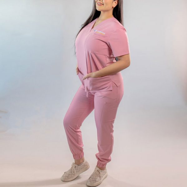 Scrub Jogger Set Orchid - Image 2