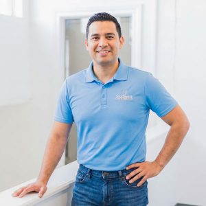 Men's Performance Polo - Light Blue