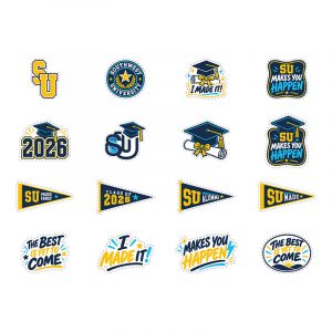 SU Graduation Stickers